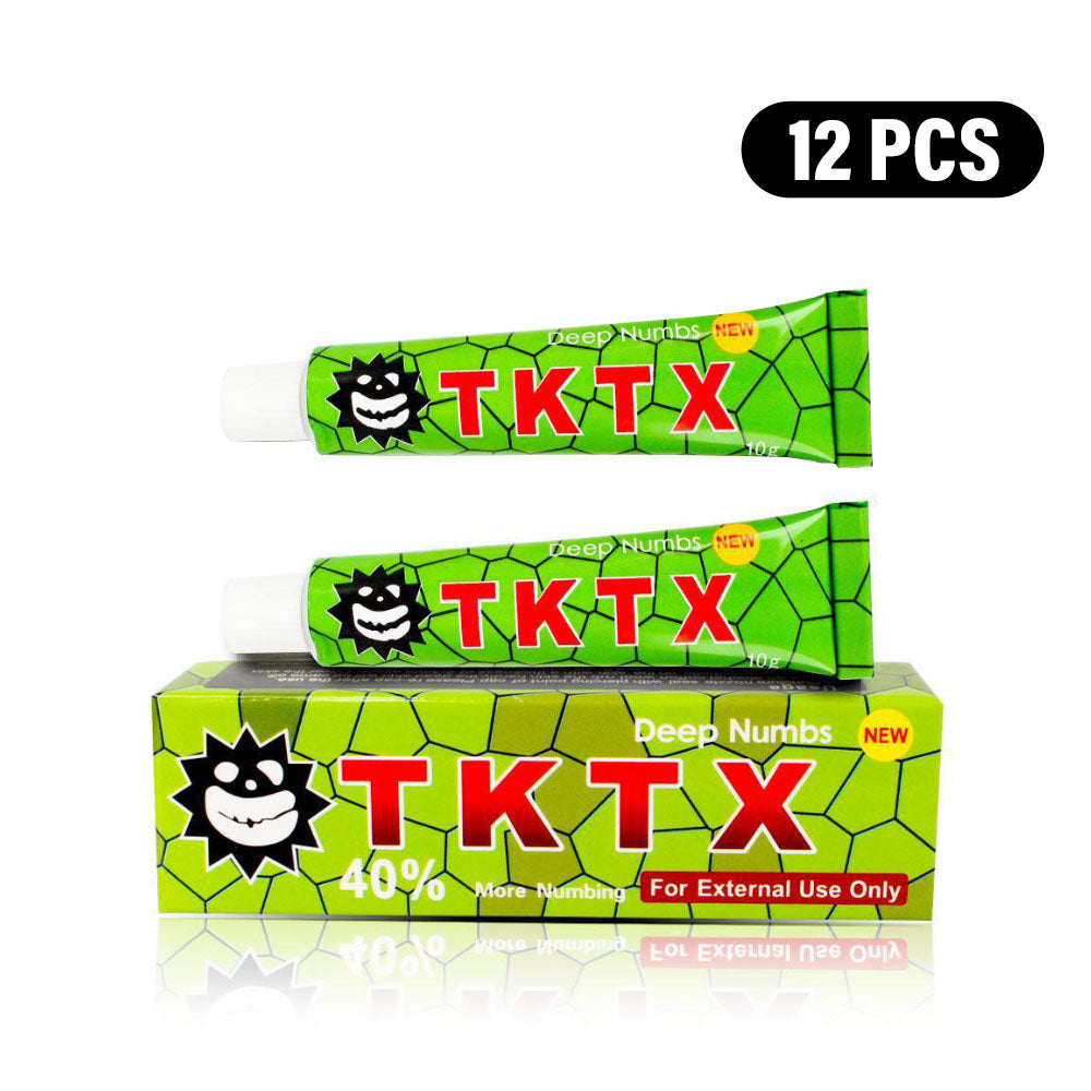 The Best Tattoo Numbing Cream Green 40% 1/2/12 Tubes